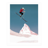 Mountain Love Skier (Print Only) thumbnail