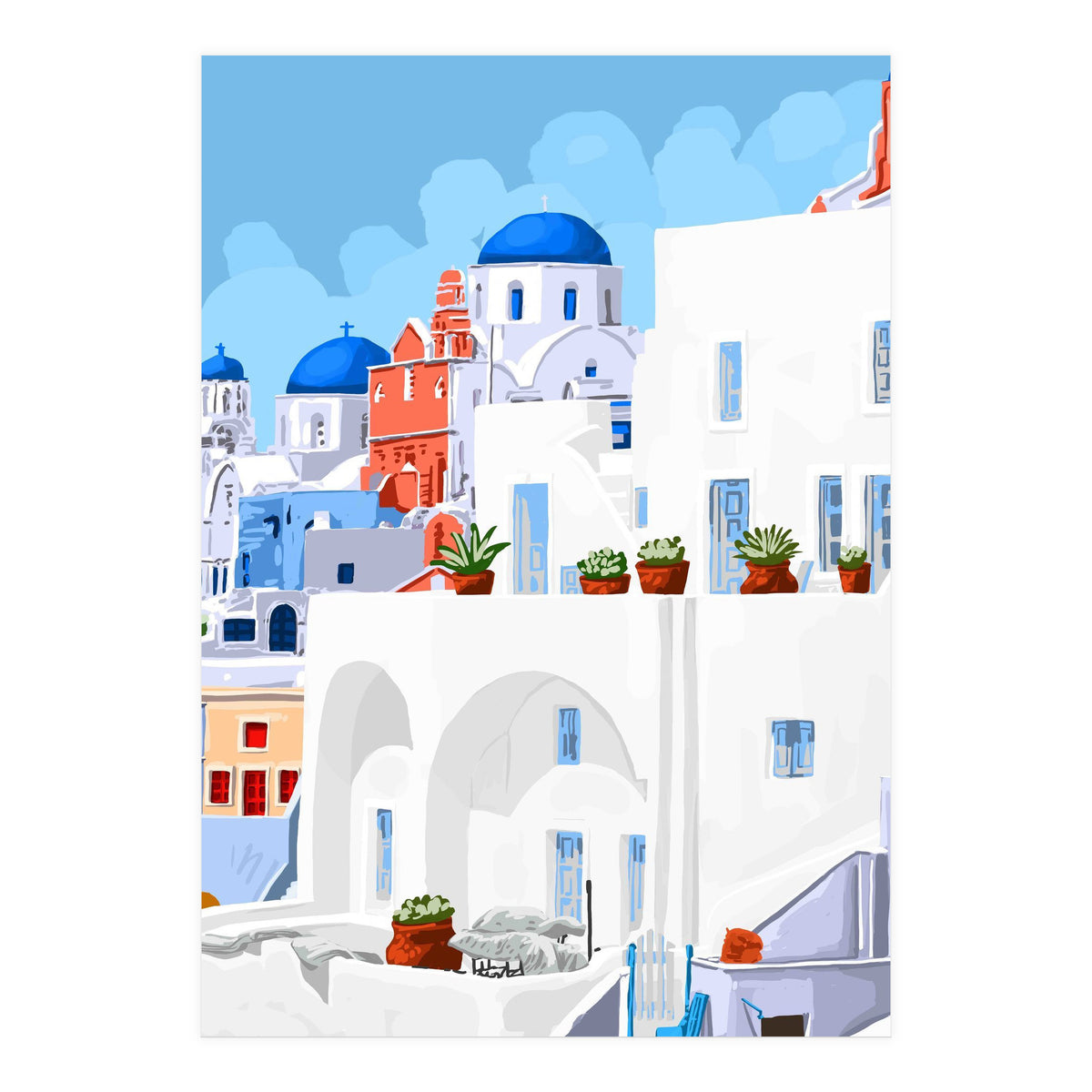 The Santorini Vacay (Print Only)