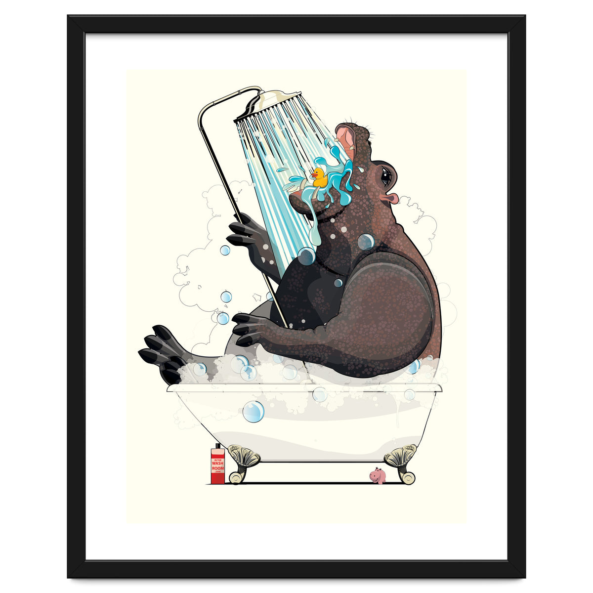 Hippopotamus in the Bath, Funny Bathroom Humour