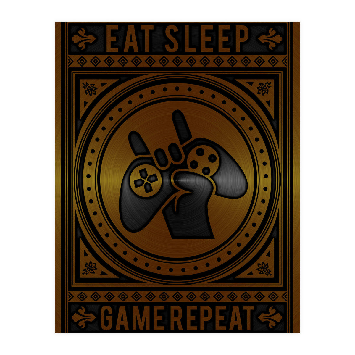 Eat Sleep Game Repeat (Print Only)