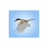 Willow Tit Bird Low Poly Art (Print Only) thumbnail
