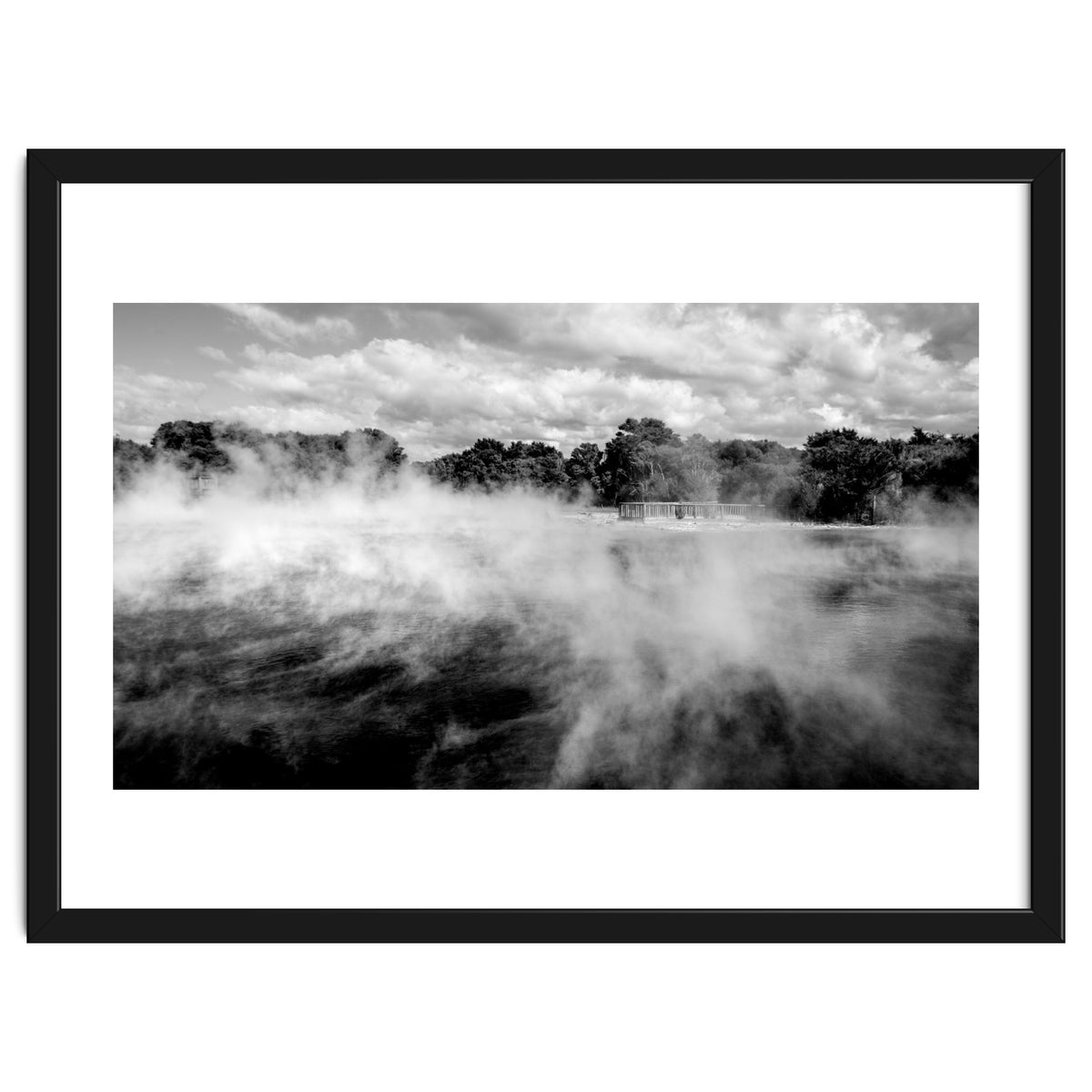 Vapors in Rotorua, New Zealand Art Print