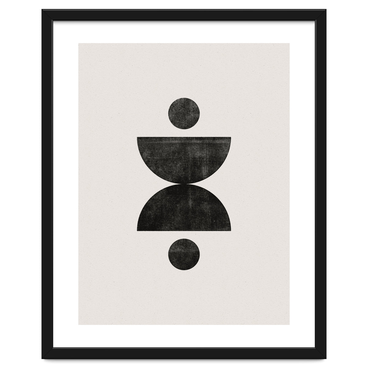 Mid-Century Modern No.16 - Woodblock Print