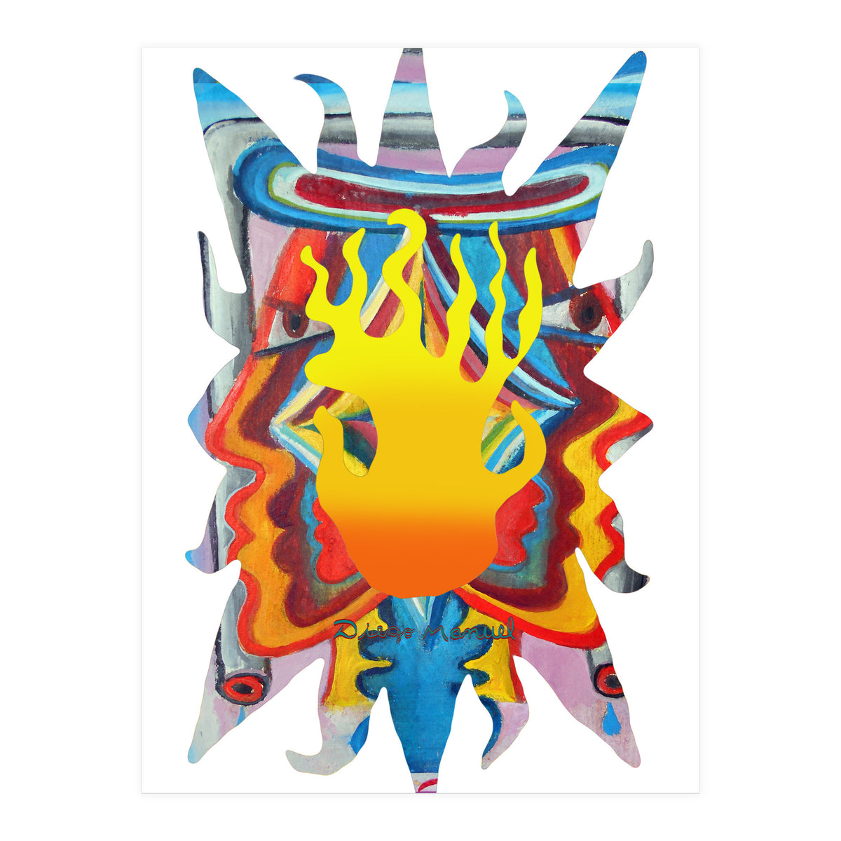 Fuego 14 Copia (Print Only)