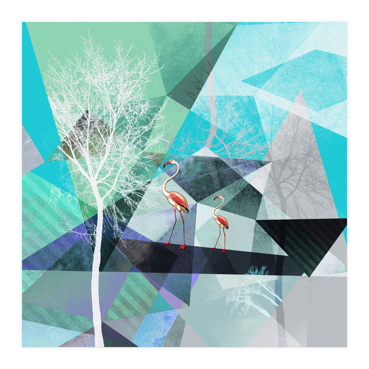 FLAMINGOS P19-A2   (Print Only)