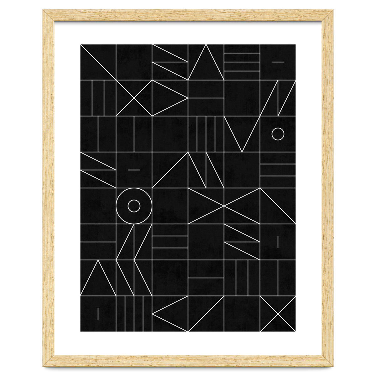 My Favorite Geometric Patterns No.9 - Black
