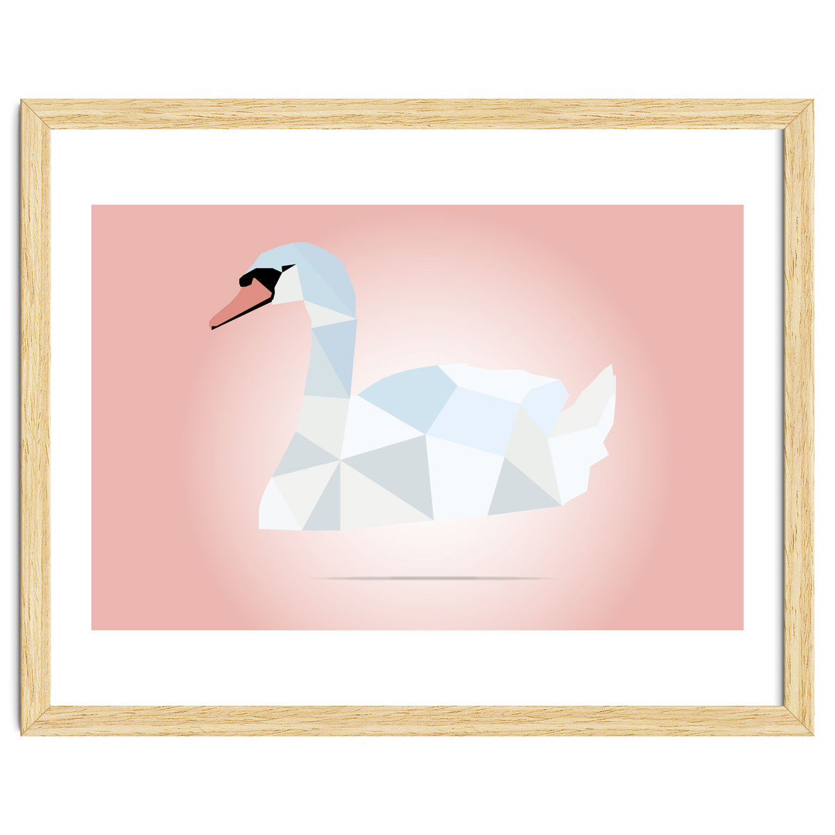 Swan Low Poly Art