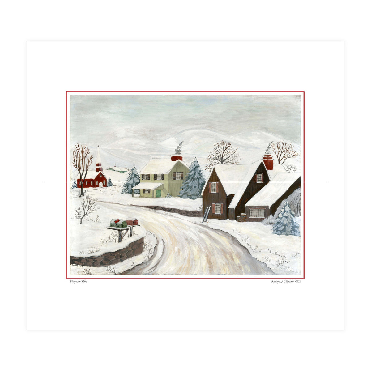 Snug & Warm Watercolor (Print Only)