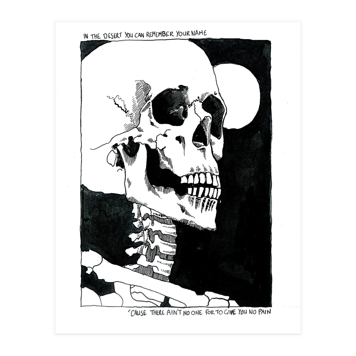 In The Desert (Print Only)