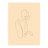 Female Line Art Drawing (Print Only) thumbnail