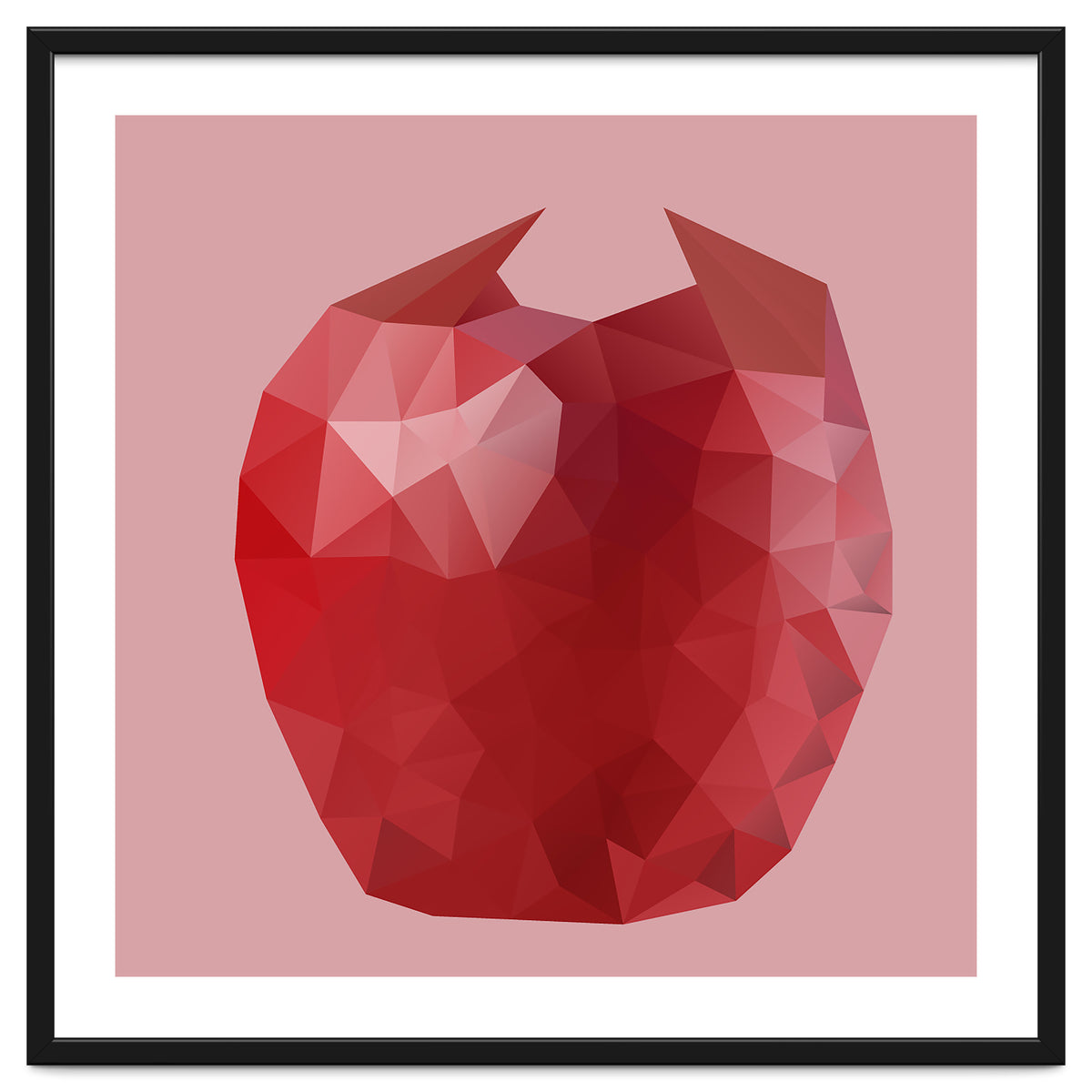 Apple Low Poly Art