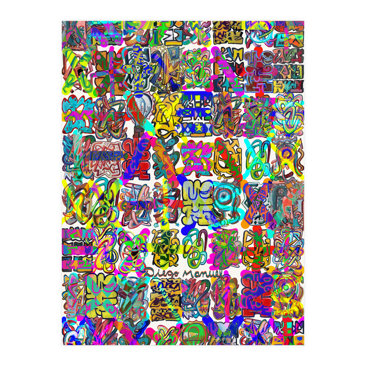 Graffitis 2021 Tapiz 105 (Print Only)