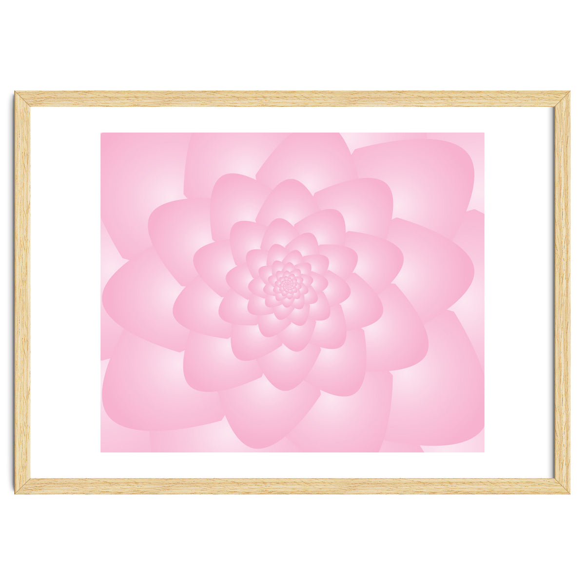 Pastel Colors Flower Pattern Set Red