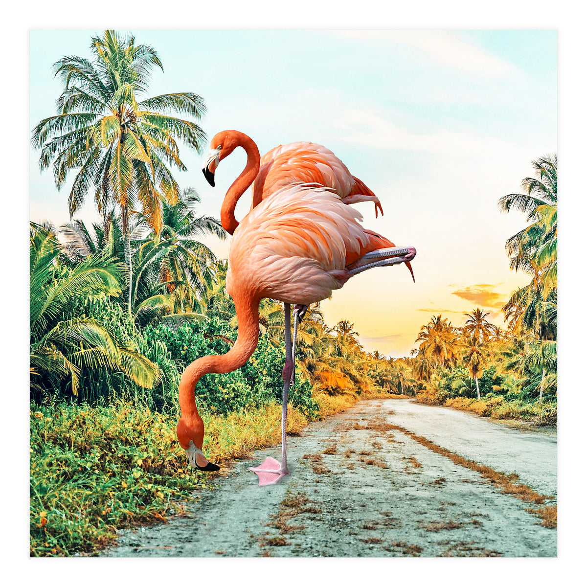 Flamingo Vacay (Print Only)