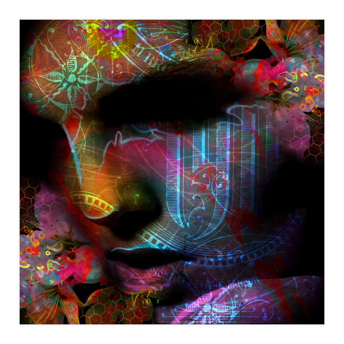 New Girl Face Redrefind (Print Only)