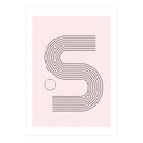 Rainbow Line Art Mid Century Modern (Print Only) thumbnail
