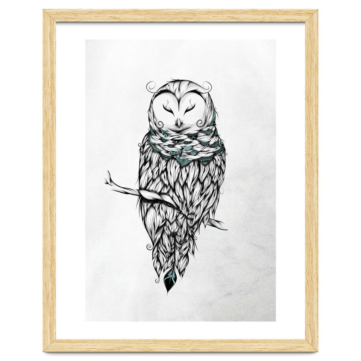Poetic Snow Owl
