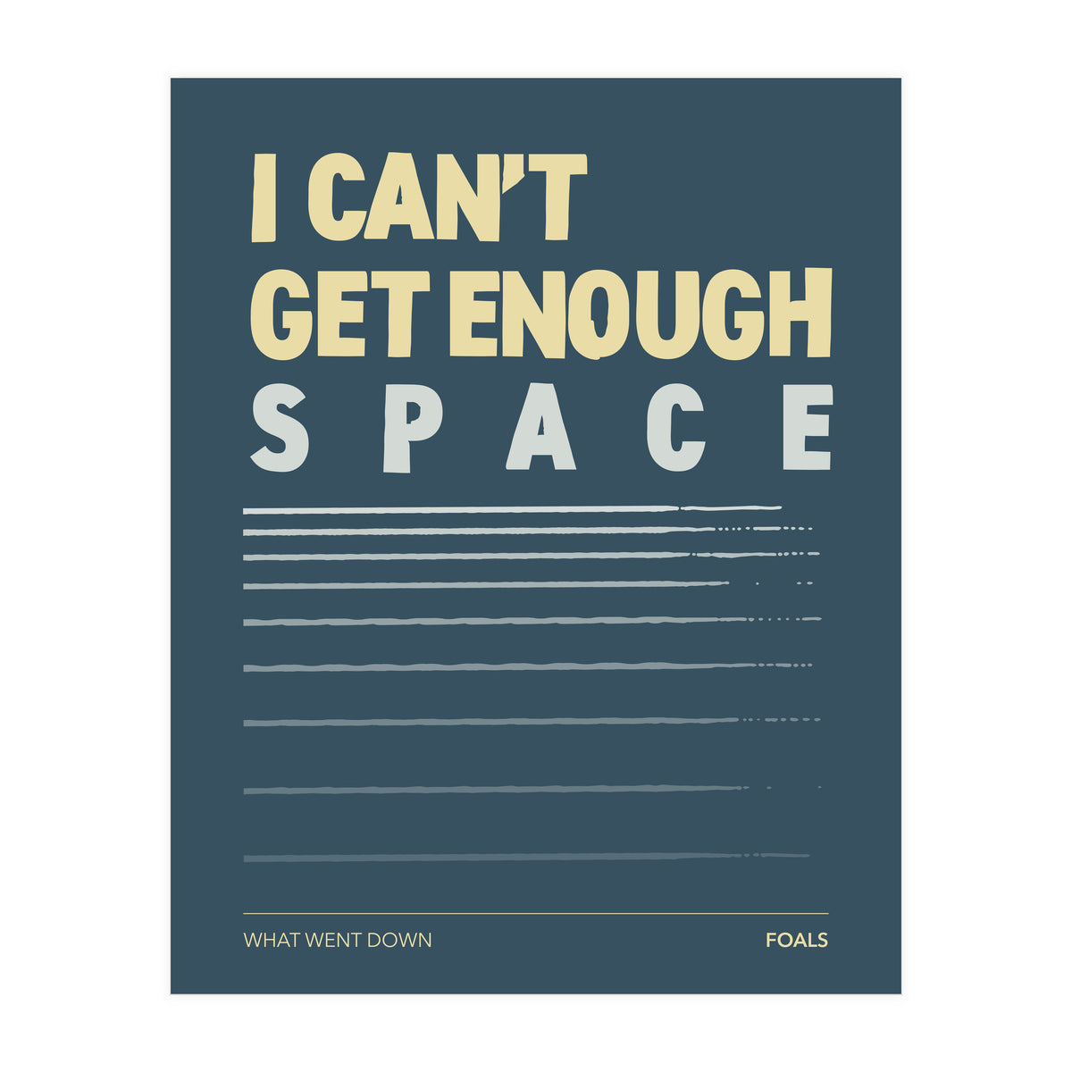 Foals - What Went Down (Print Only)