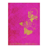 Yellow Butterflies on Pink (Print Only) thumbnail