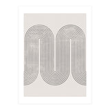 Mid-Century Modern No.28 - Woodblock Print (Print Only) thumbnail