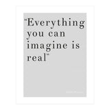 Everything You Can Imagine By Picasso, Grey (Print Only) thumbnail