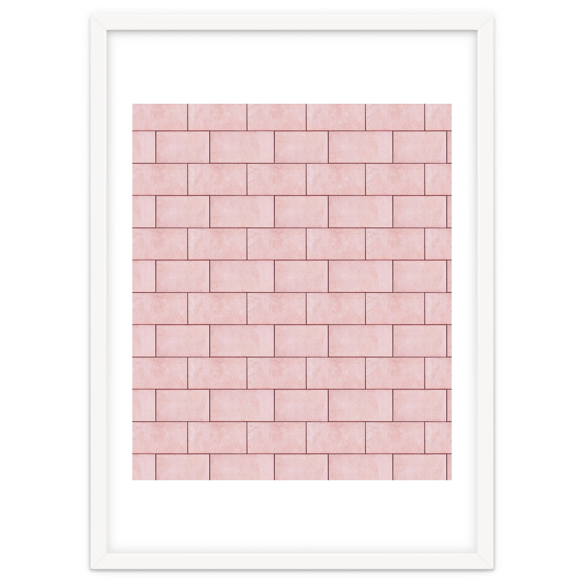 Blush Brick Imperfection