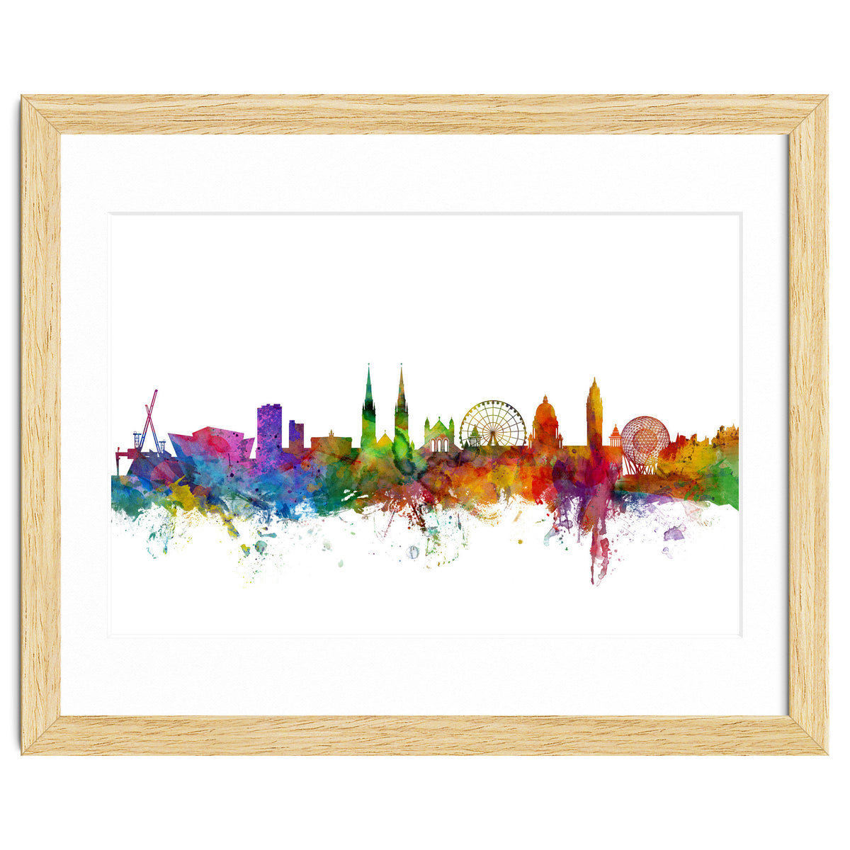 Belfast Northern Ireland Skyline