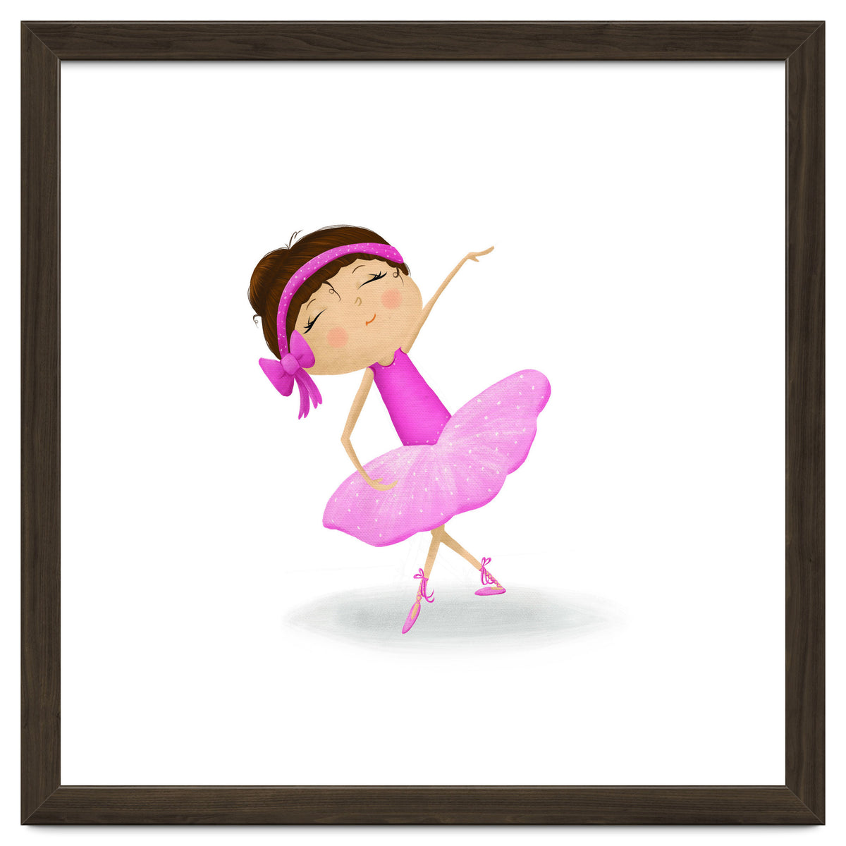 Adorable Ballerina Nursery Print