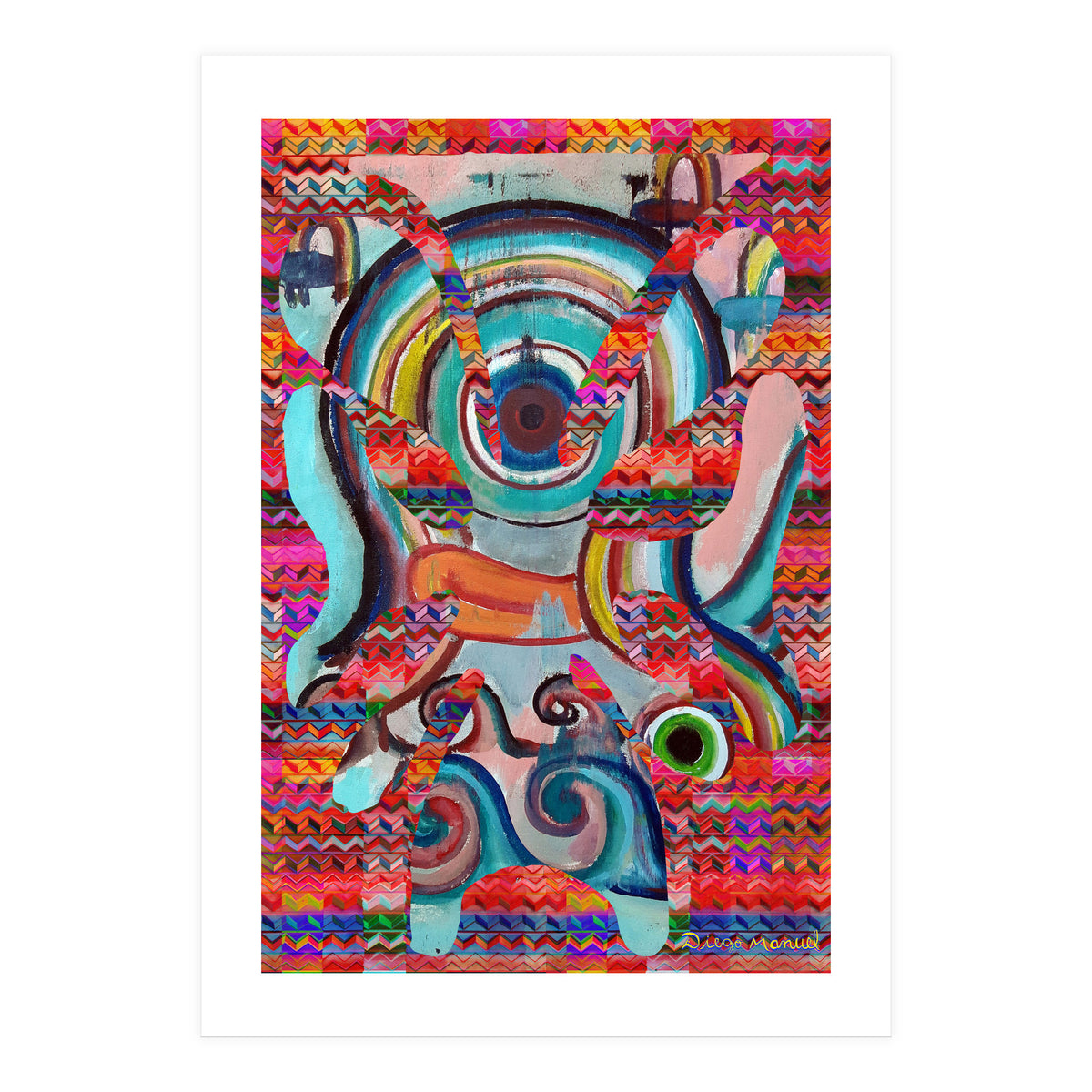 Pop Abstract 2023 Tapiz 18 (Print Only)