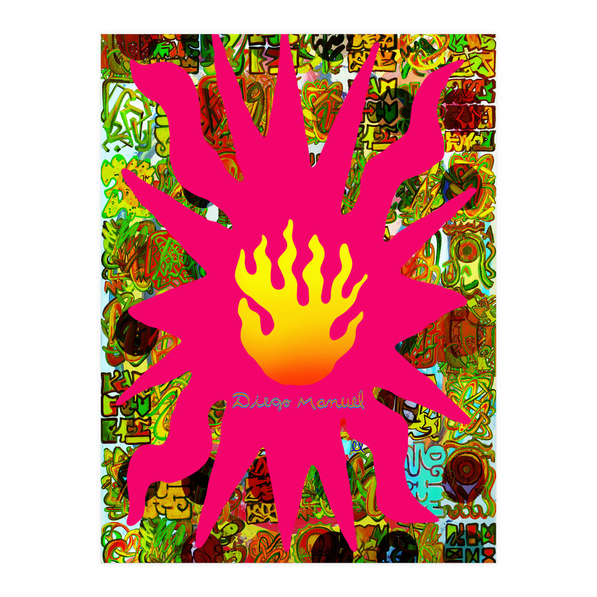 Fuego Y Graffiti 57 (Print Only)