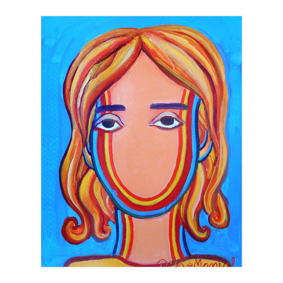 Cabeza De Mujer 2  (Print Only)