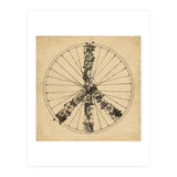 Peace And Bike Lines (Print Only) thumbnail