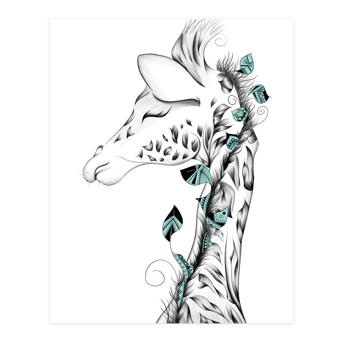 Poetic Giraffe (Print Only)