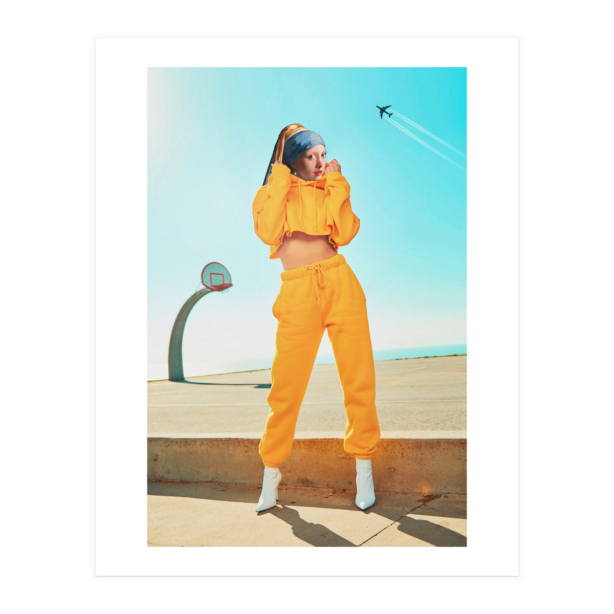 The Girl In Yellow Joggers (Print Only)