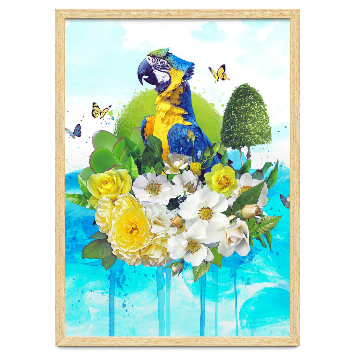 Floral Parrot