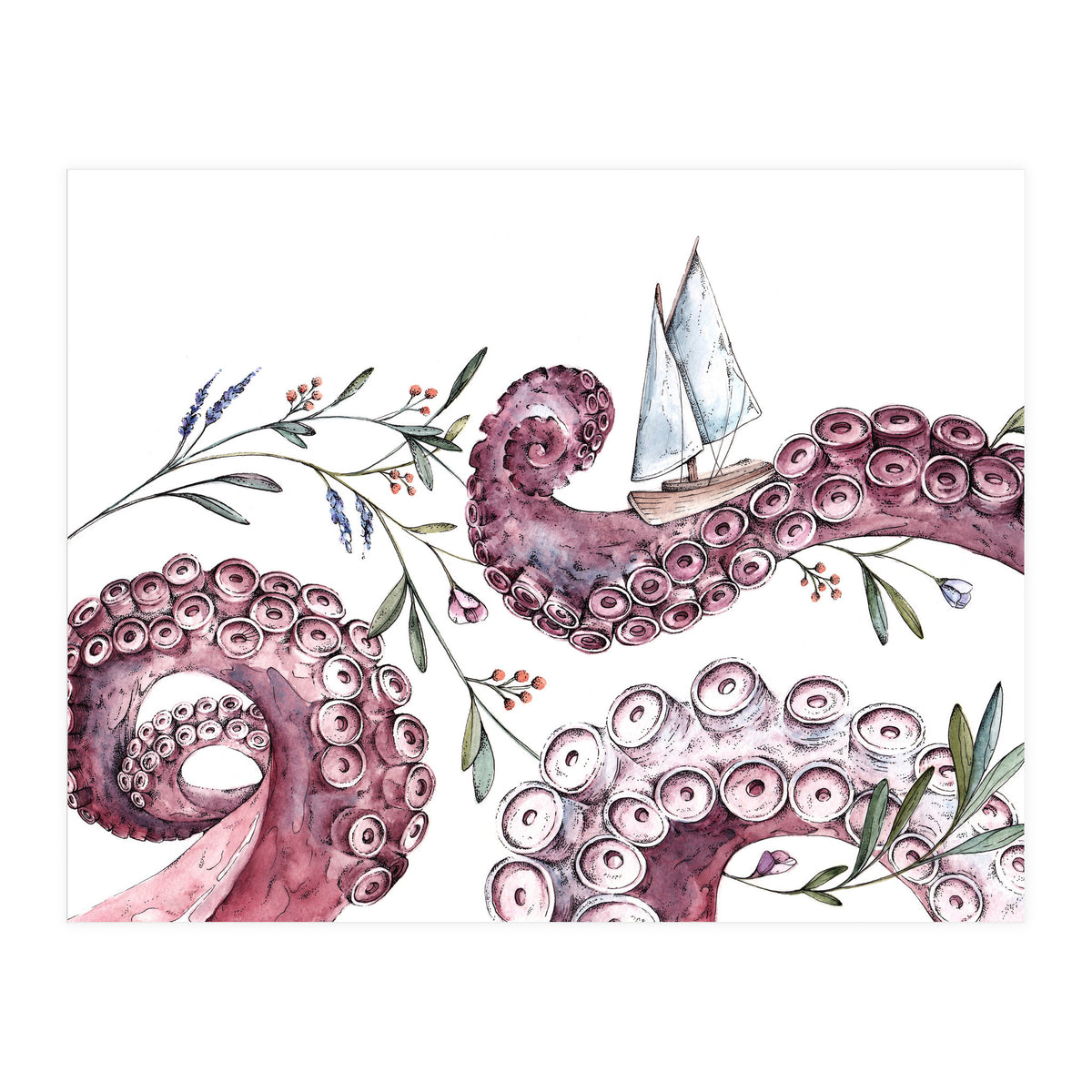 Tentacle adventures (Print Only)