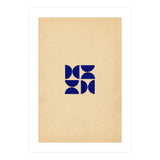 Ultramarine abstract shapes (Print Only) thumbnail
