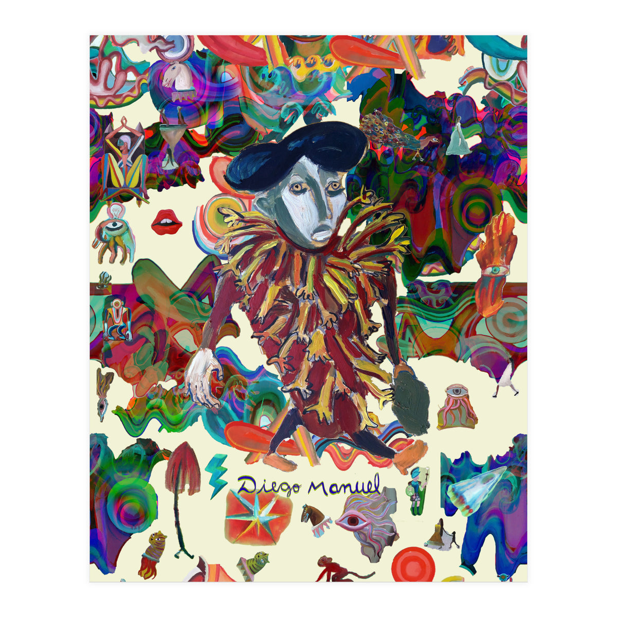 Graffitis 2021 Tapiz 48 B (Print Only)