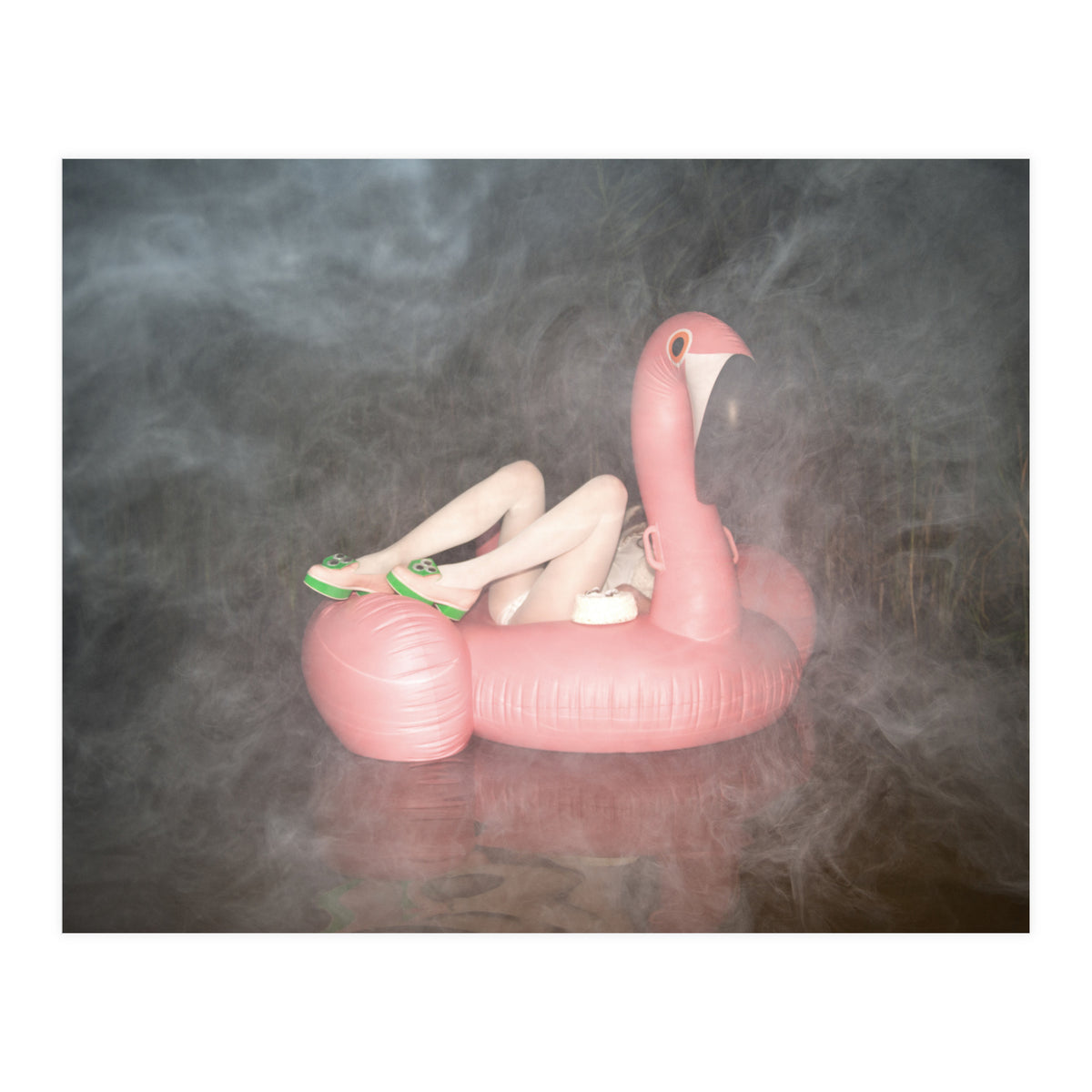 Foggy Flamingo Fairy (Print Only)
