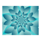 Abstract Modern Optical Illusion Floral Design Art (Print Only) thumbnail