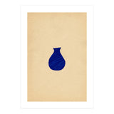 Ultramarine abstract vase (Print Only) thumbnail