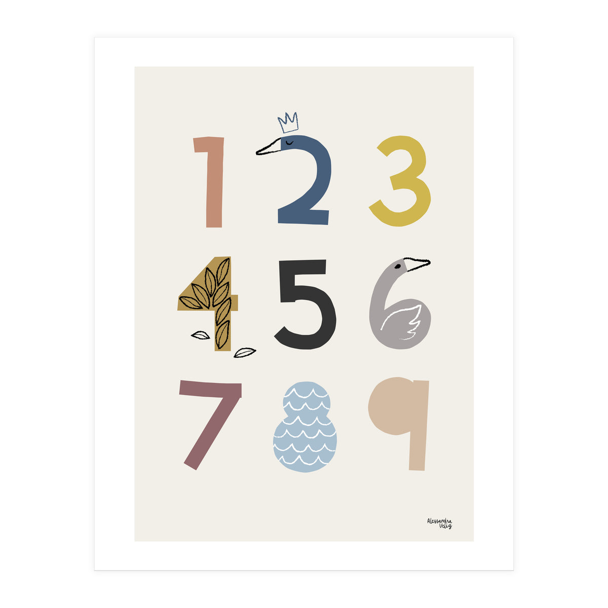 Numbers & Swans (Print Only)