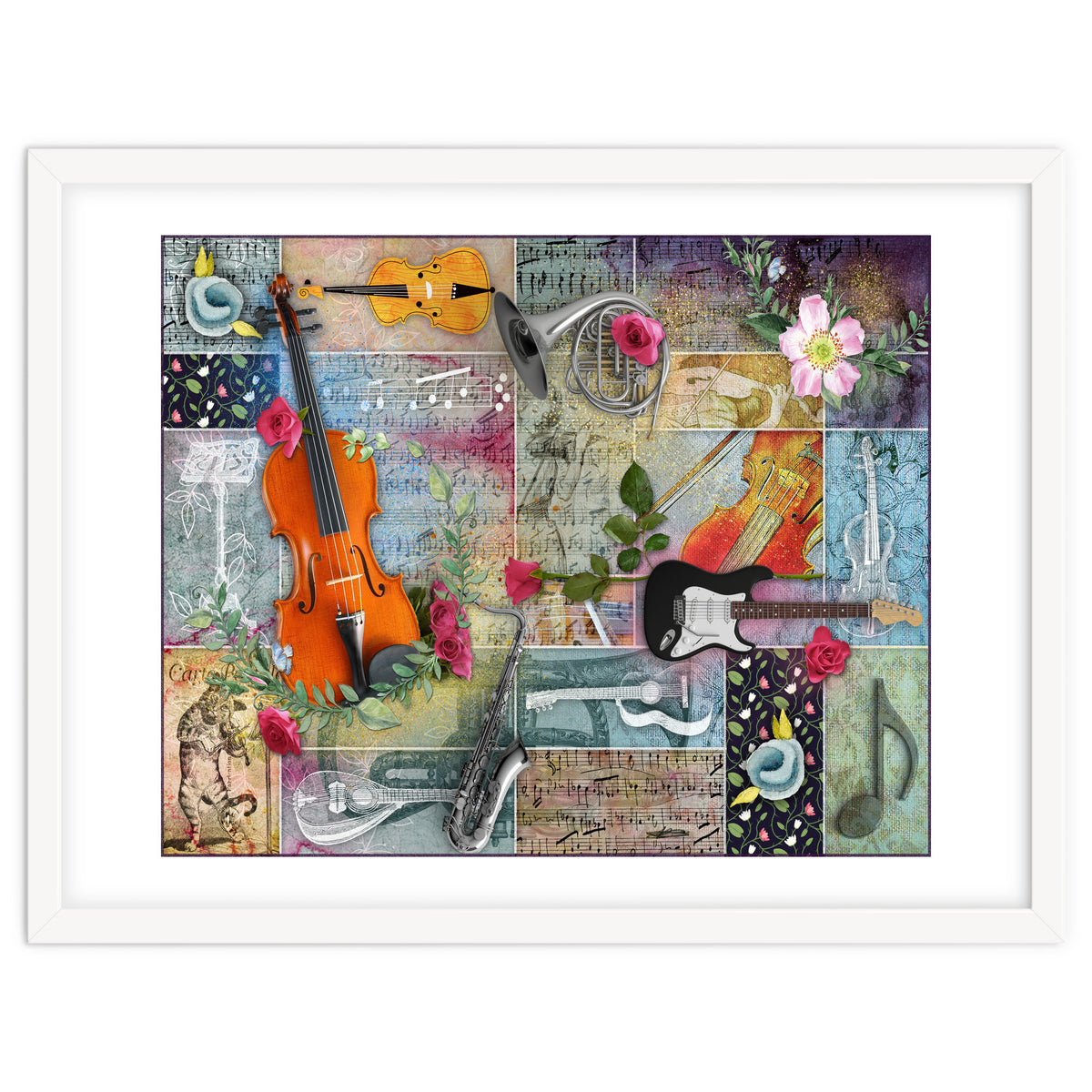 Musical Garden Collage