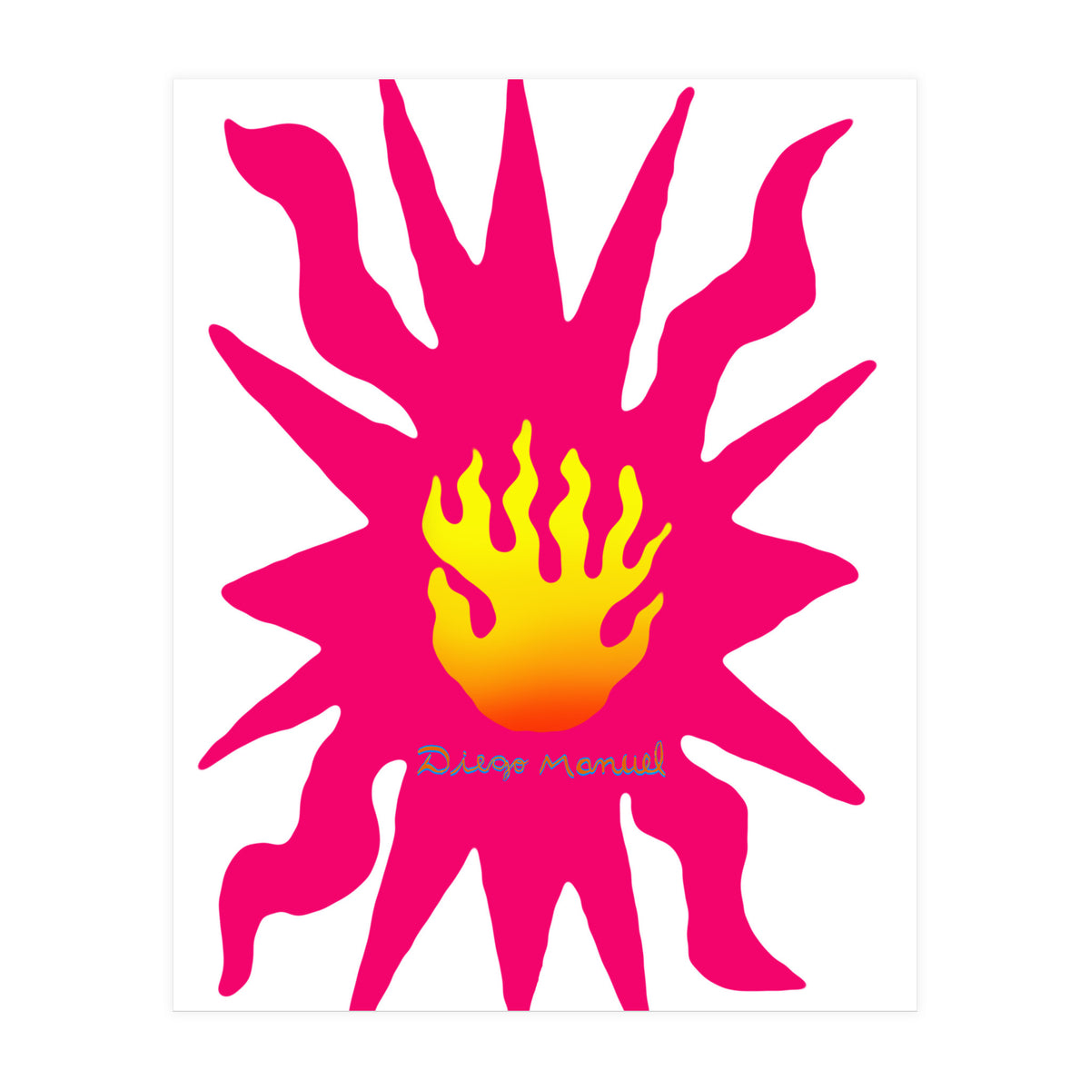 Fuego 38 Copia (Print Only)