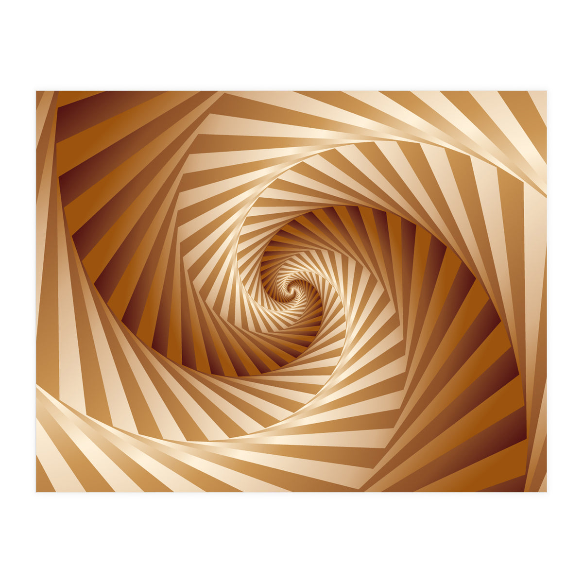 3D Effect Spiral Pattern (Print Only)