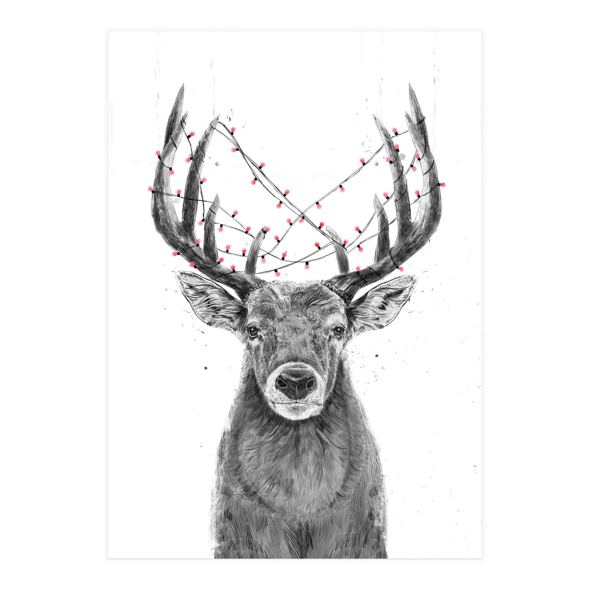 Xmas Deer (Print Only)