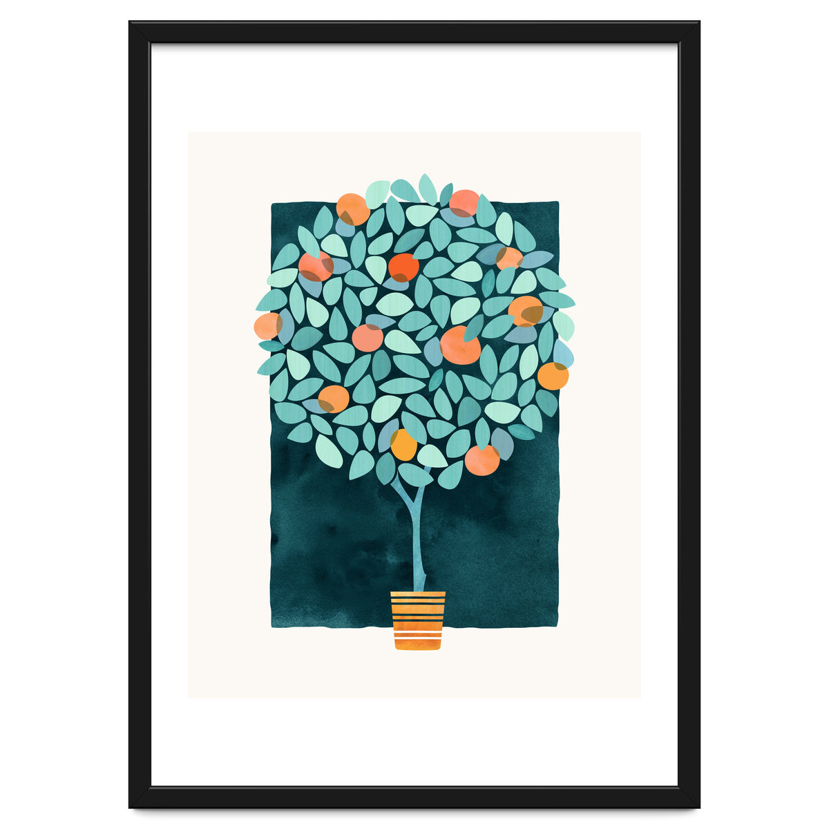 Orange Tree At Midnight