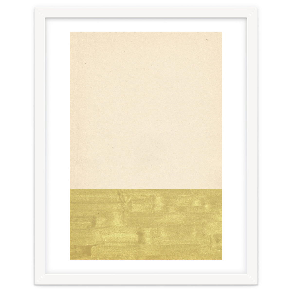 Green and beige color blocks