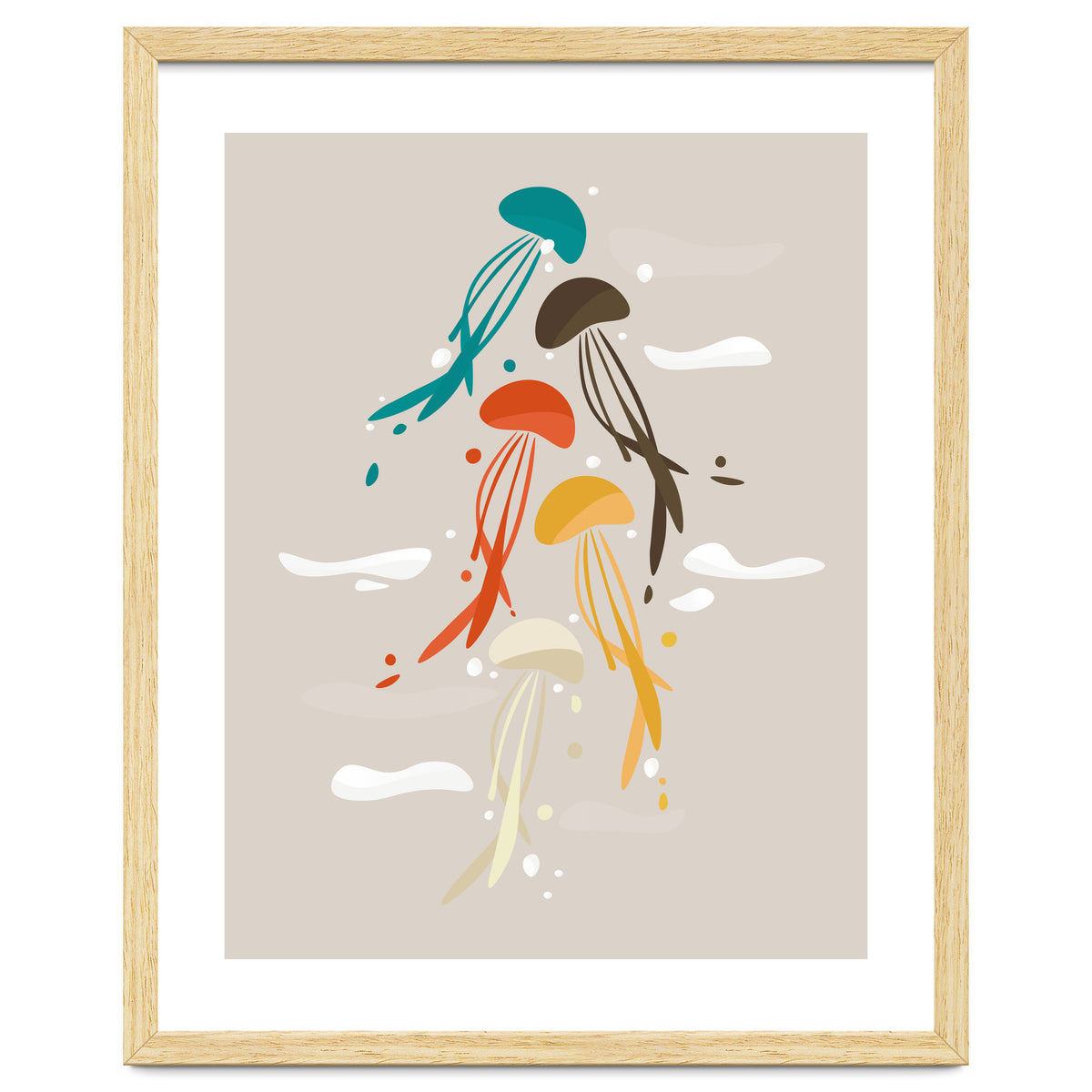 Jellyfish ascend the sky