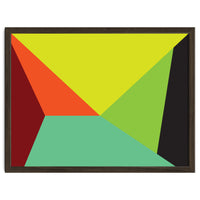 Geometric Shapes No. 31 -  yellow, orange & green